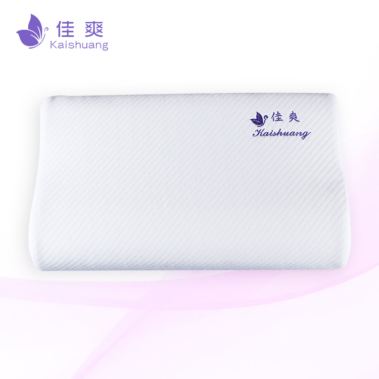 佳爽F(xiàn)27 親水棉慢回彈枕頭 護(hù)頸椎保健波浪形記憶枕芯 單人大中長(zhǎng)枕