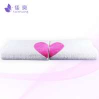 佳爽EQ4 愛心情侶枕頭 慢回彈親水棉雙人枕芯 護(hù)頸椎保健枕結(jié)婚送